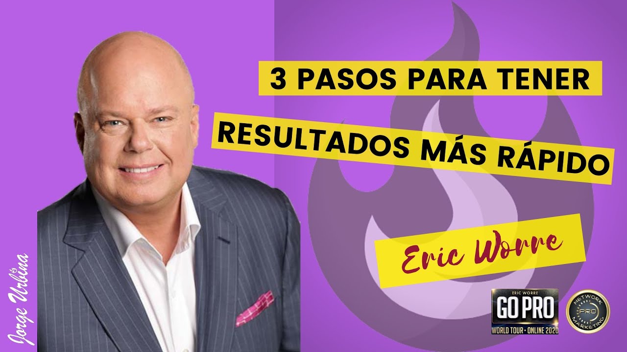 ERIC WORRE World Tour Online [EN ESPAÑOL] | 💪 3 Pasos para TENER RESULTADOS RÁPIDO