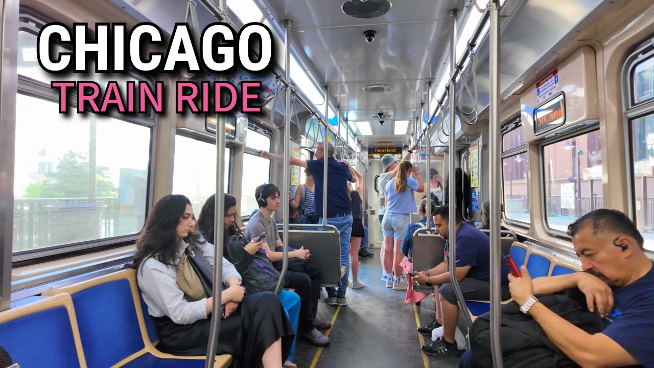 Chicago Pink Line Train Ride From 54th/Cermak To Downtown Chicago On Wednesday | May 27, 2026 | 4K