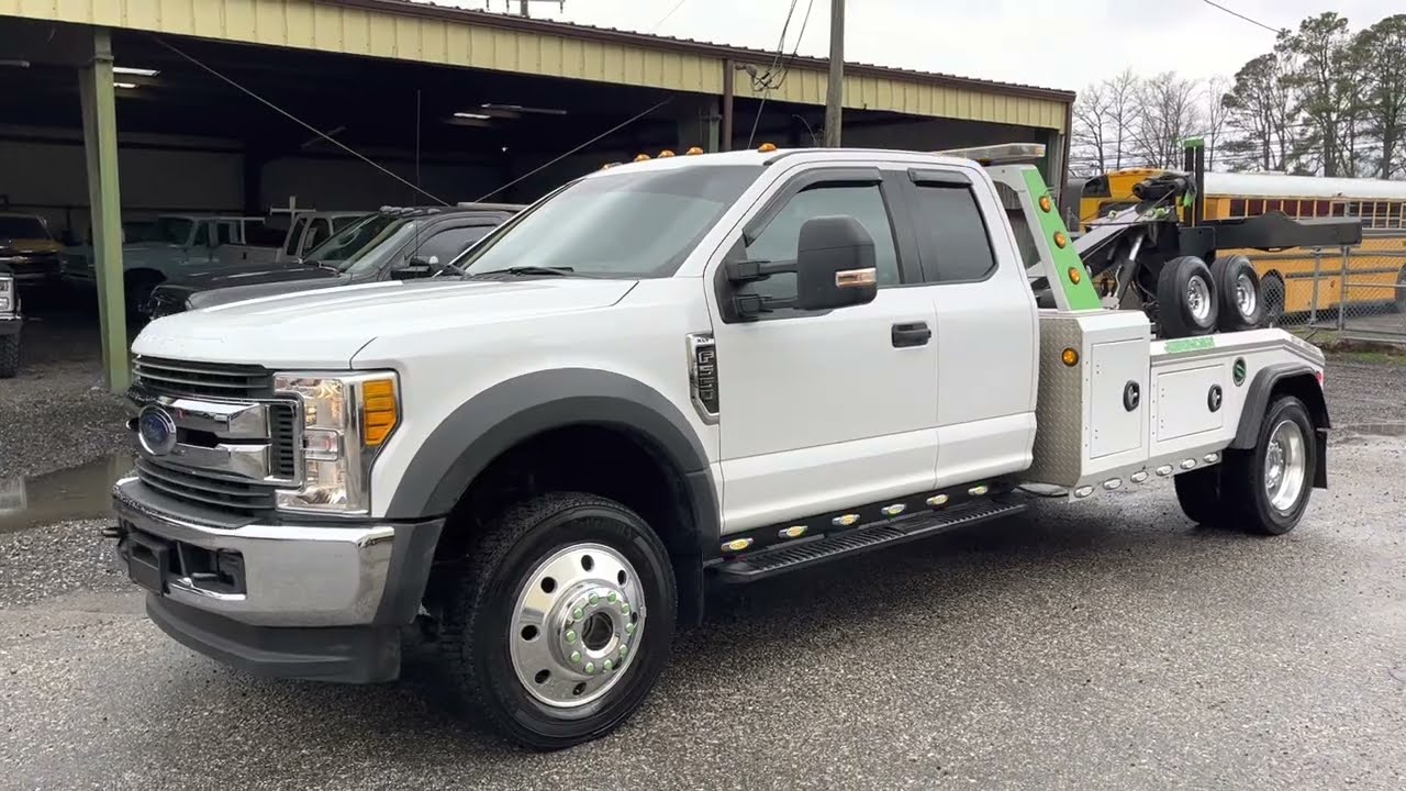 2017 Ford F550 Wrecker Tow Truck Twin Line 4x4 Recovery Snatch Unit