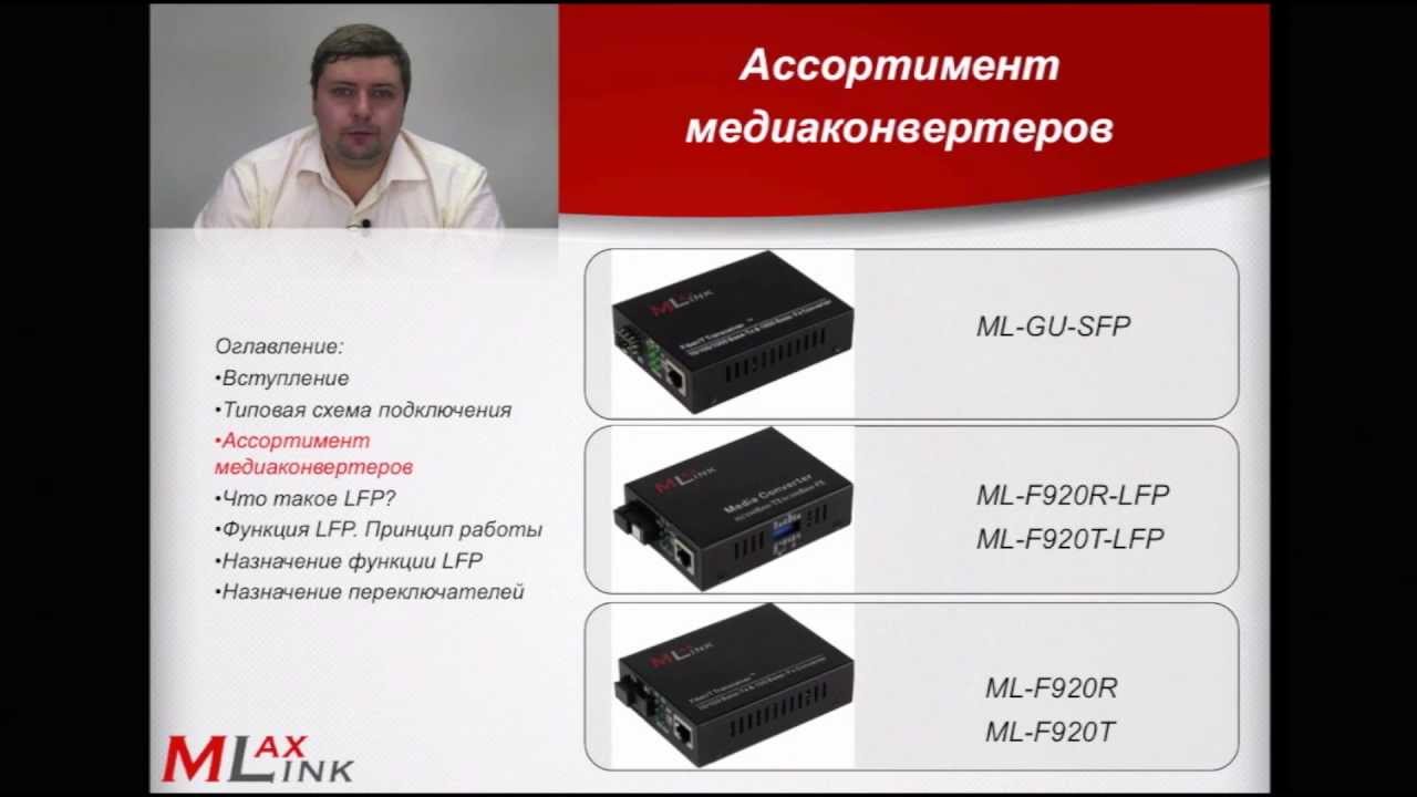 Лекция 9. Функция LFP и ассортимент медиаконвертеров MLaxLink