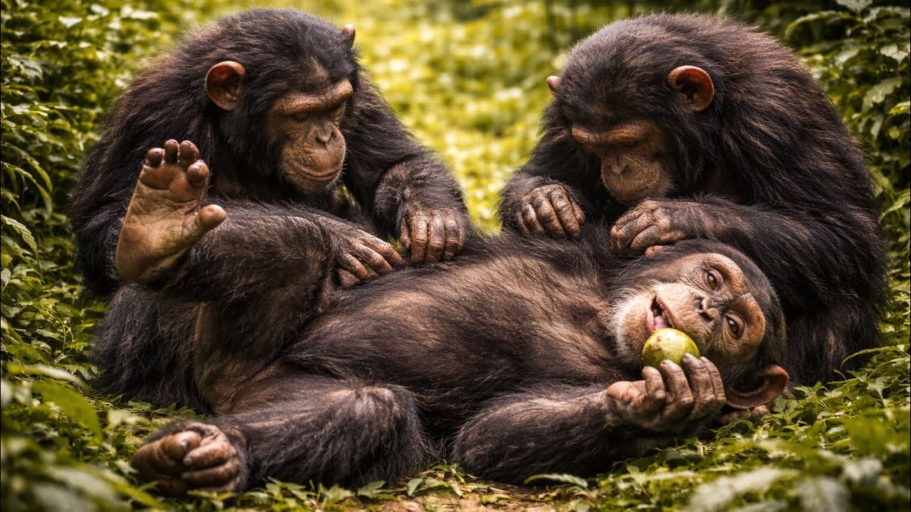 A Day at the Jungle Spa | Chimpanzees in Total Relaxation 🐒🌿