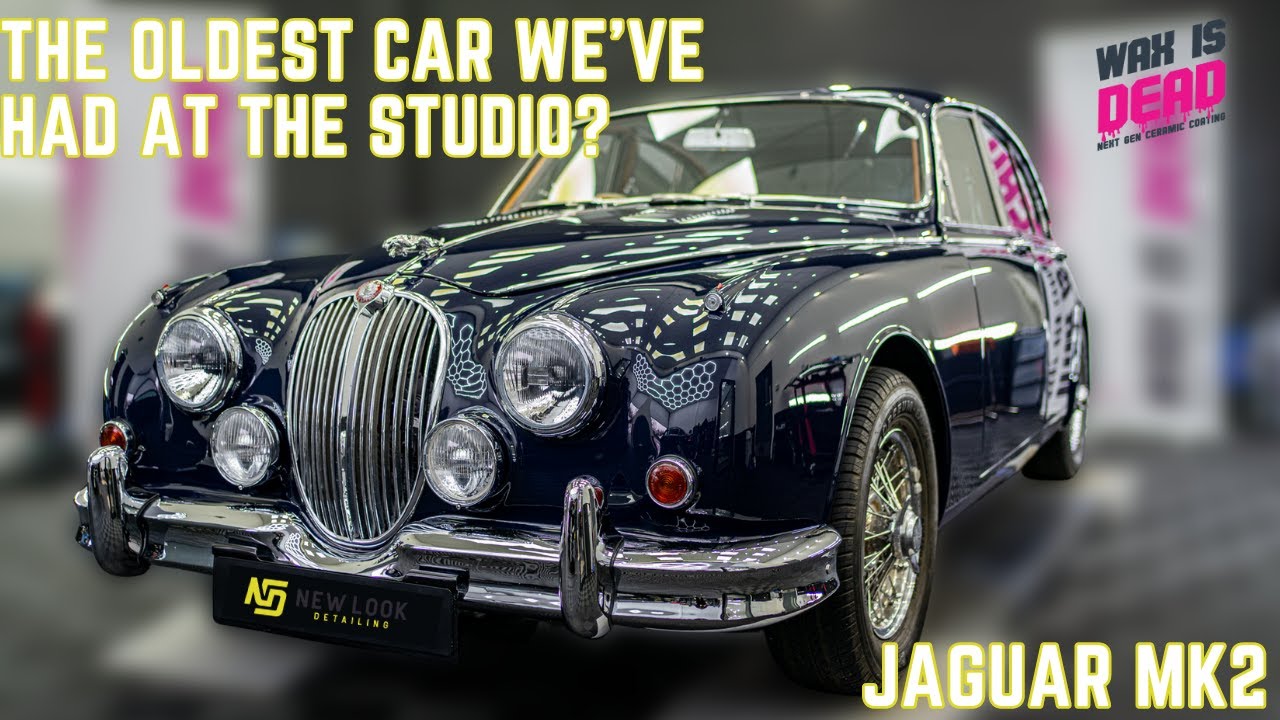 RESTORING THIS 60 YEAR OLD CLASSIC JAGUAR MK2 | Wax Is Dead Ceramic Coatings