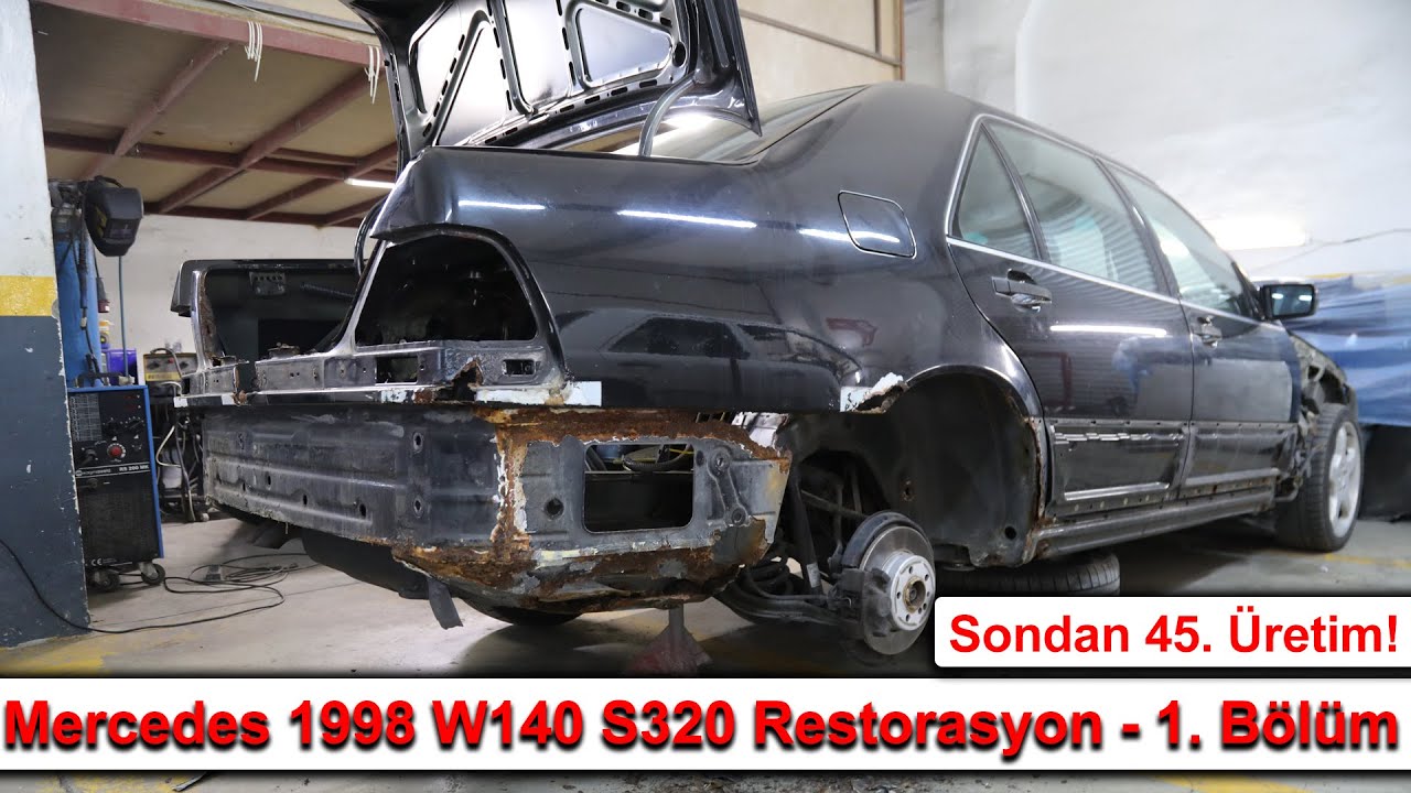 Mercedes 1998 W140 S320 - Restorasyon 1. Bölüm / Sondan 45. Üretim!