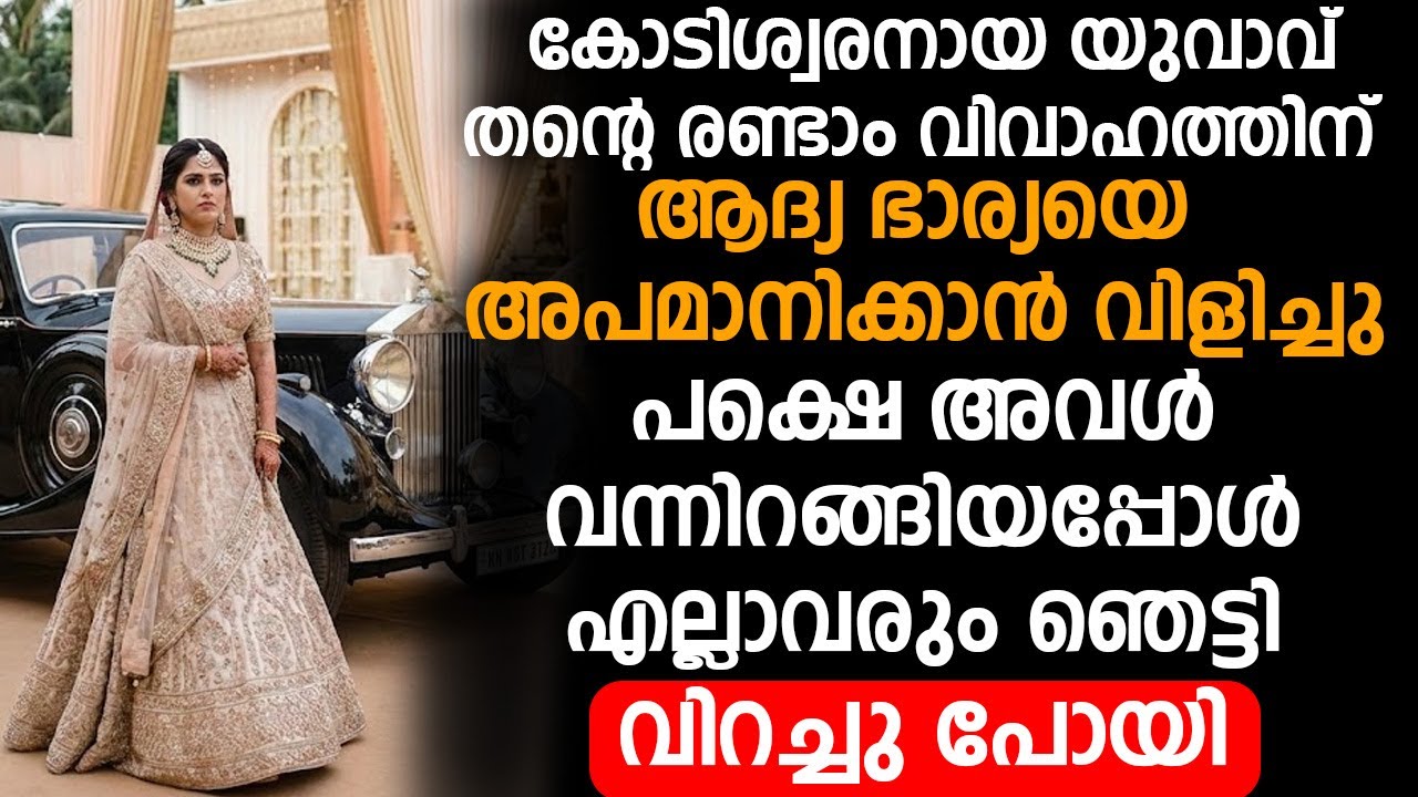 യുവാവ് തന്റെ രണ്ടാം വിവാഹത്തിന് ആദ്യ ഭാര്യയെ അപമാനിക്കാൻ വിളിച്ചു പക്ഷെ പിന്നീട് സംഭവിച്ചത്...