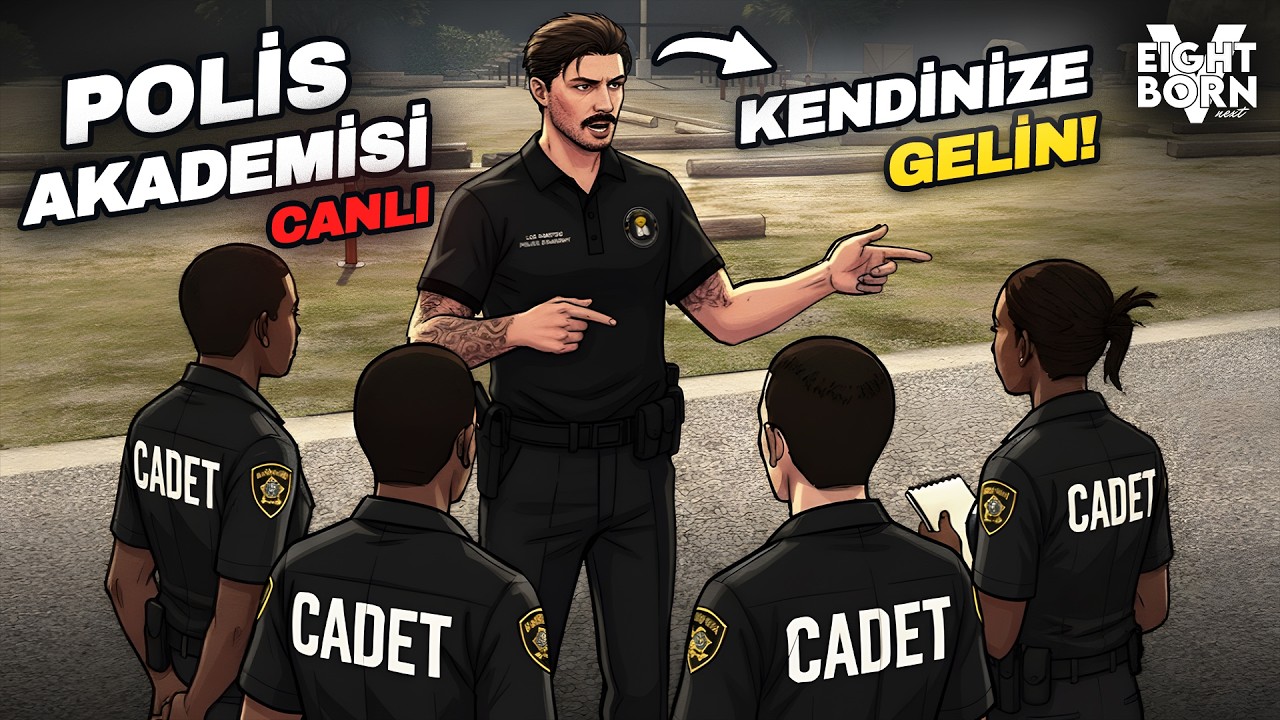 AKADEMİ GÜNLÜKLERİ | GÜN 1 | EightbornV | LSPD !dc !eightbornv
