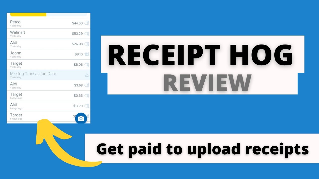 Receipt Hog App Review - Scan Receipts and Get Paid
