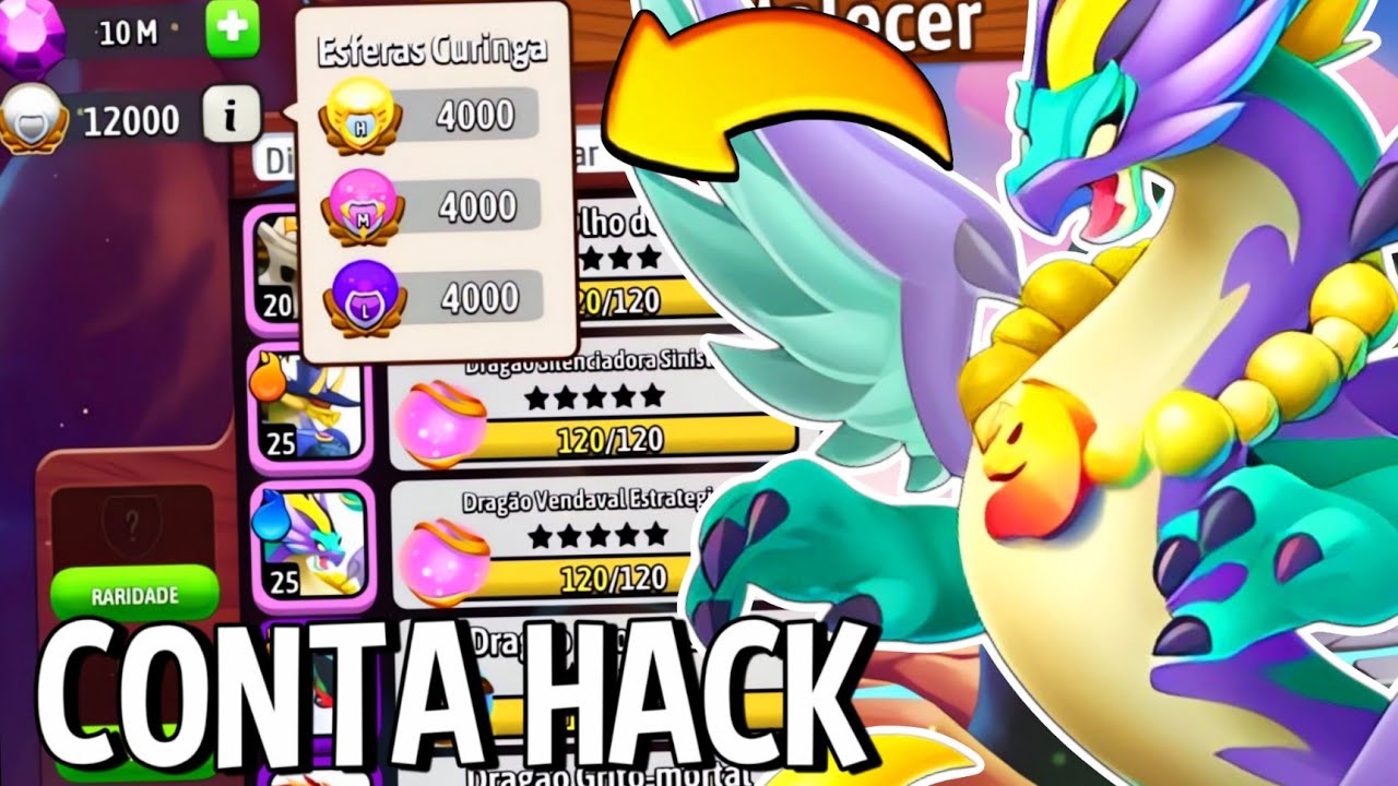 CONTA HACK #2 - FORTALECENDO OS PRIMEIROS DRAGÕES 5 ESTRELAS! - Dragon City 