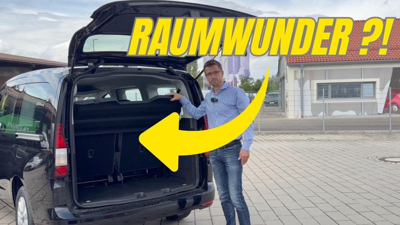 Der Caddy Maxi ist ein ALLROUNDER ! 7-Sitzer mit AHK & CarPlay