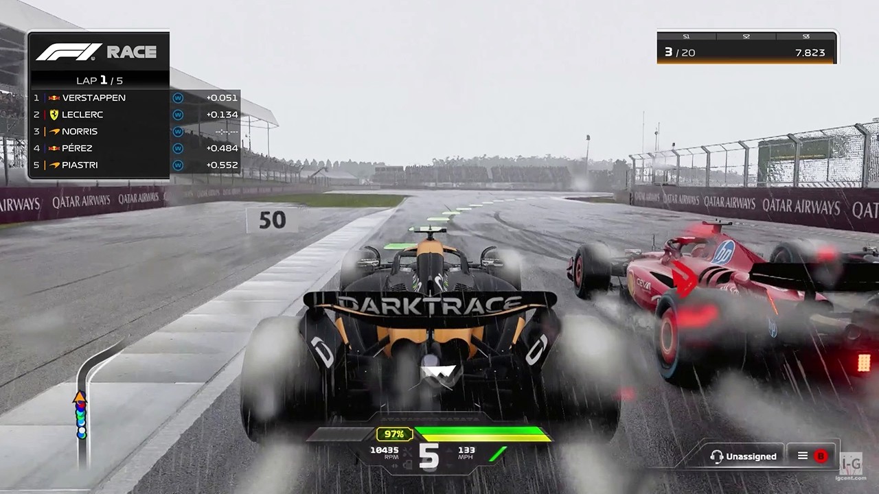 F1 24 - Rain Gameplay - Silverstone Grand Prix
