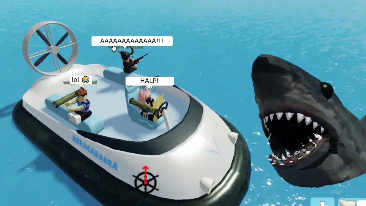 SharkBite Experience | Funny Moments | Roblox