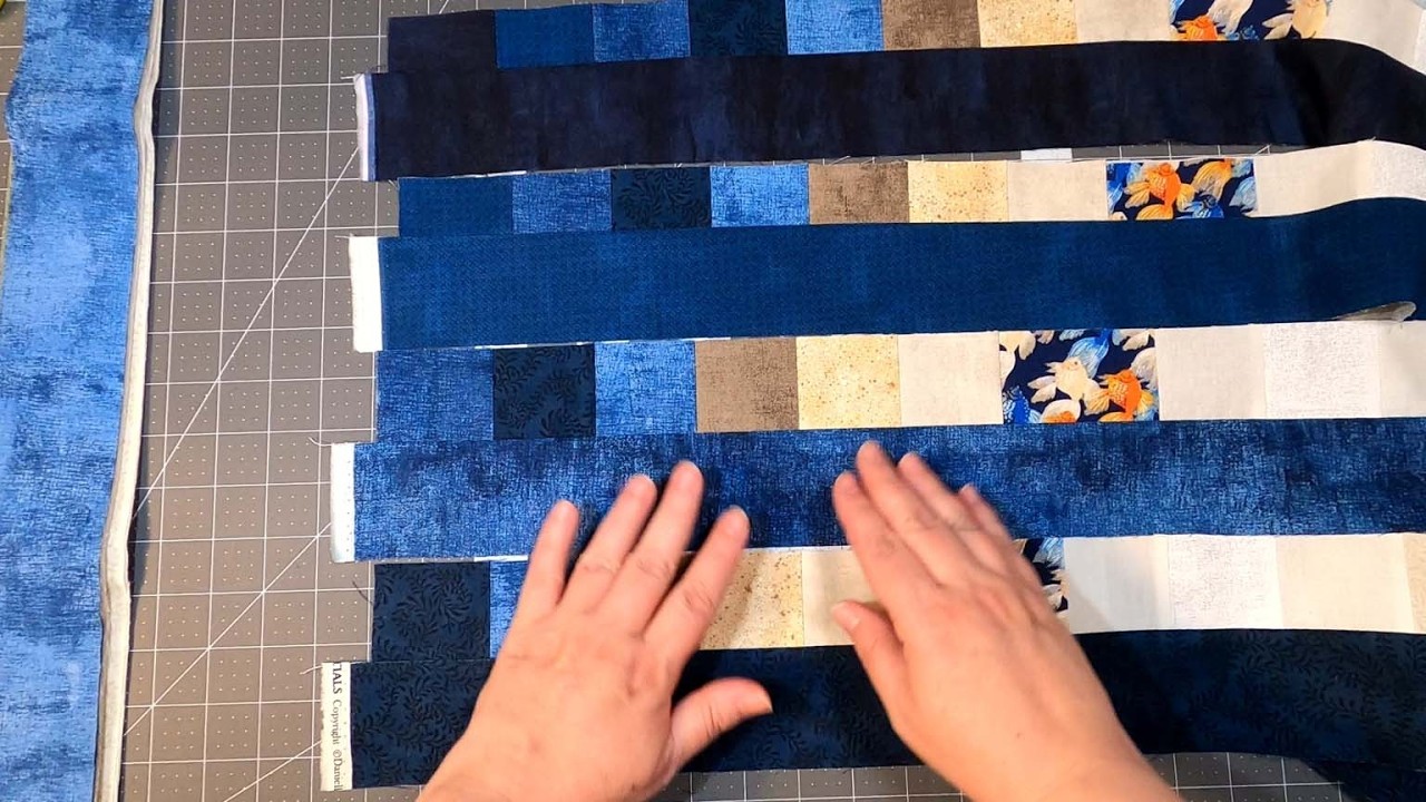 Alternative Bargello Design from Just ONE Jelly Roll! *PATTERN LINK IN DESCRIPTION*