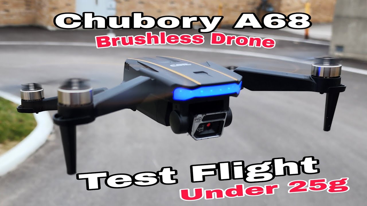 Chubory A68 Mini Drone Test Flight! Brushless, under 250g Beginner drone from Amazon