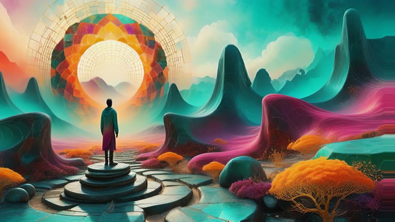 [4K UHD] The Quiet Meaning of Being | Trippy Visuals for LSD & Shroom Trips