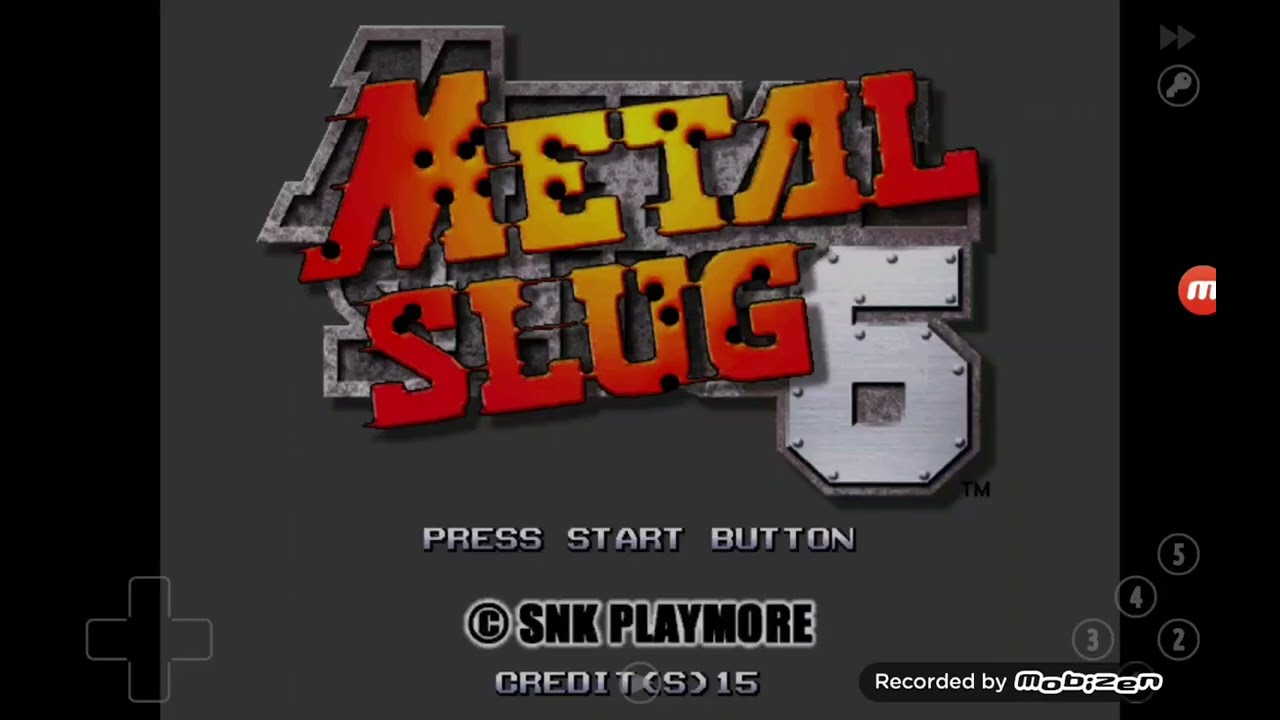 Metal Slug 6 Flycast(Dreamcast Emulator) - Mission 1 Gameplay(No Sfx/Only Bgm)