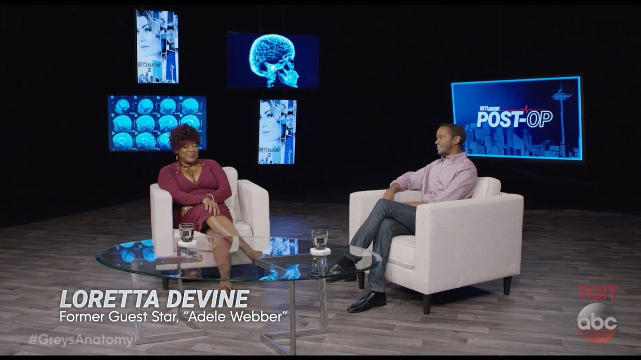 Former Guest Stars - Loretta Devine and Michael O'Neill - Grey's Anatomy: Post Op Episode 3
