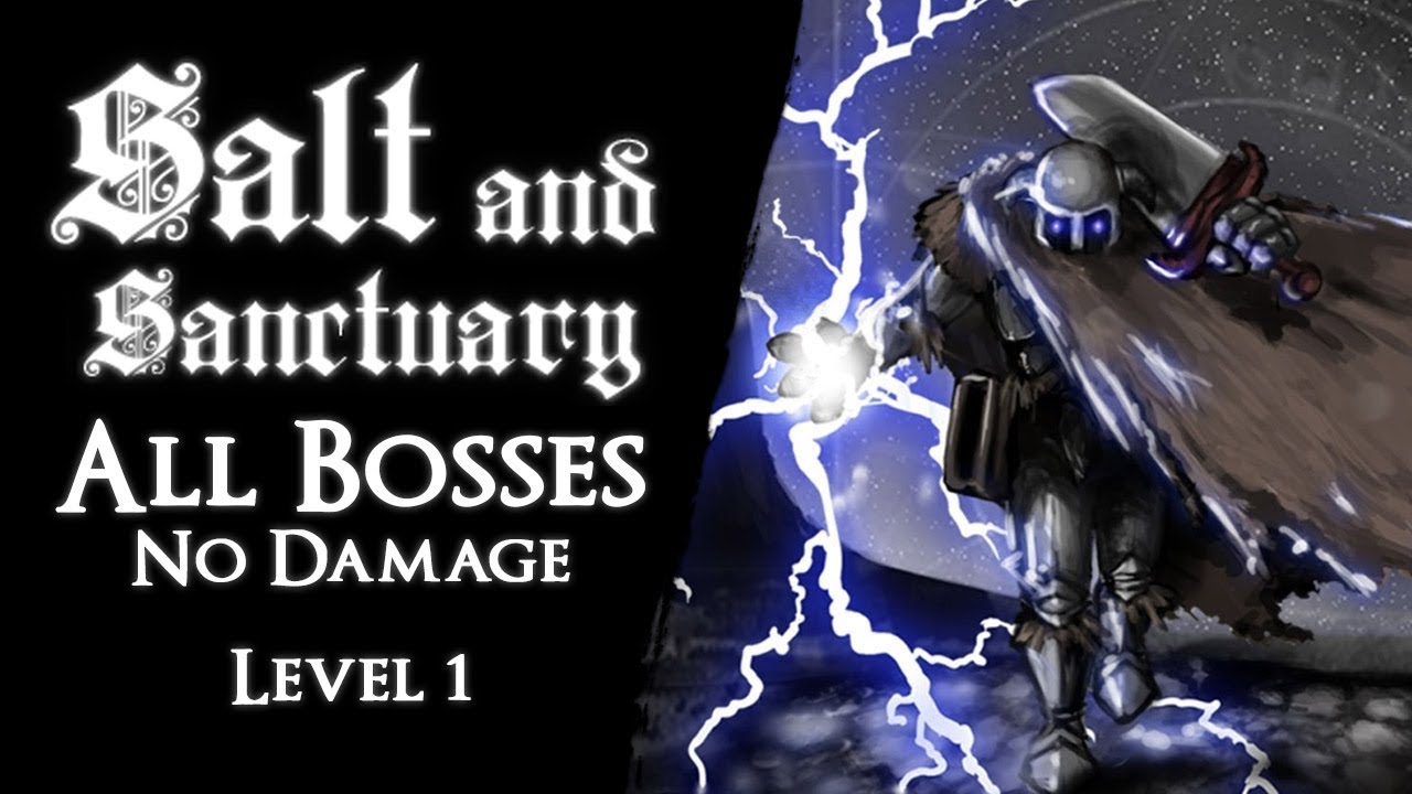 Salt and Sanctuary Level 1 - All Bosses【No Damage, Blocking, Magic】