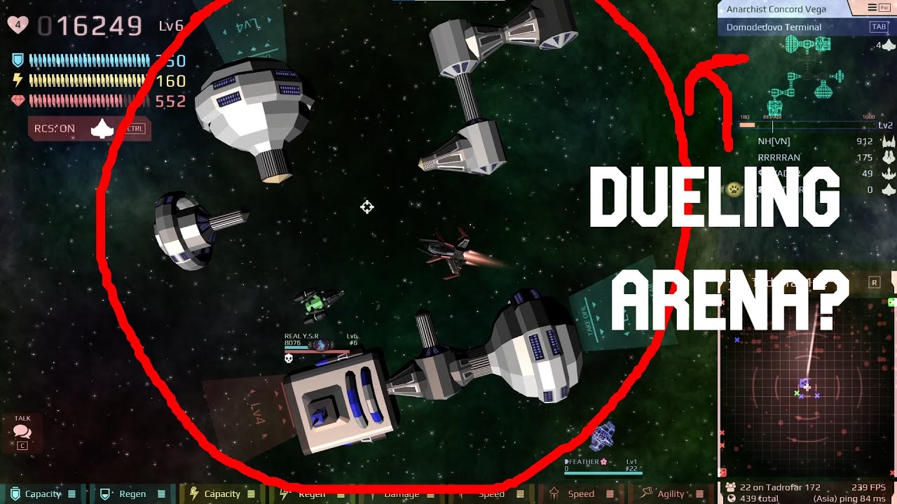 Using the enemy station as a dueling stadium | Starblast.io