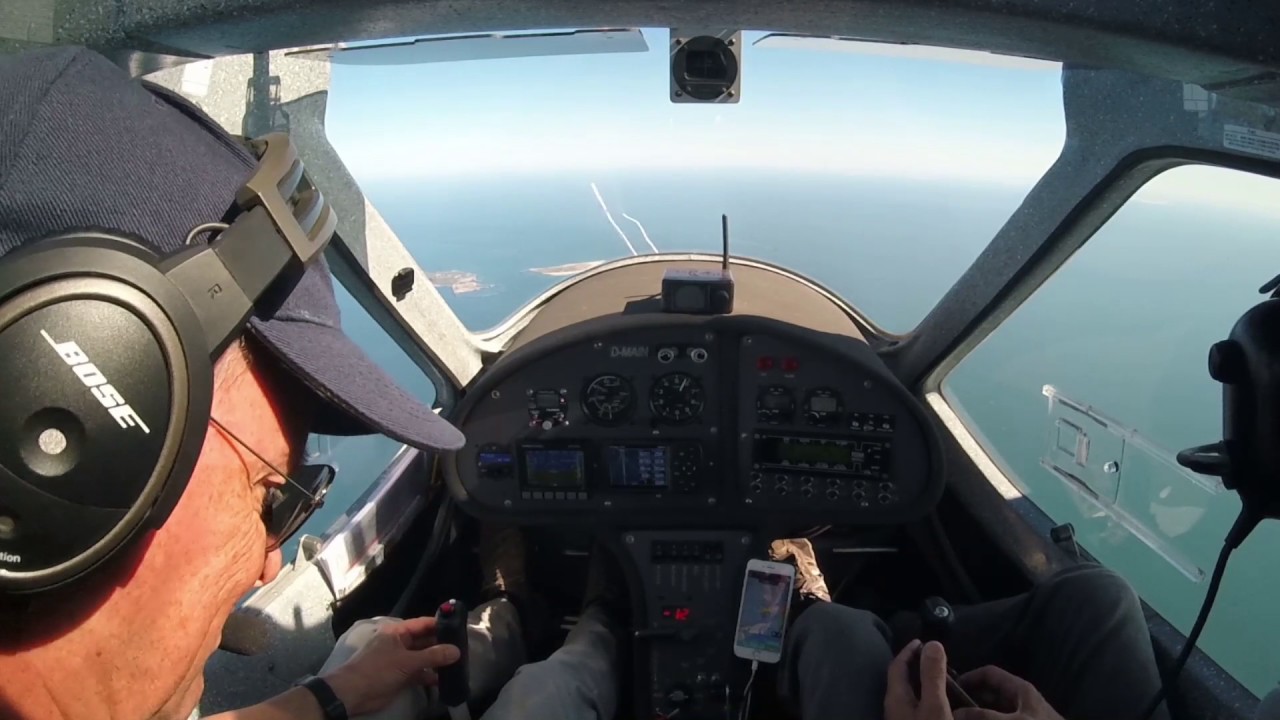 Ultraleicht Flug nach Helgoland CT-SW Mai 2017