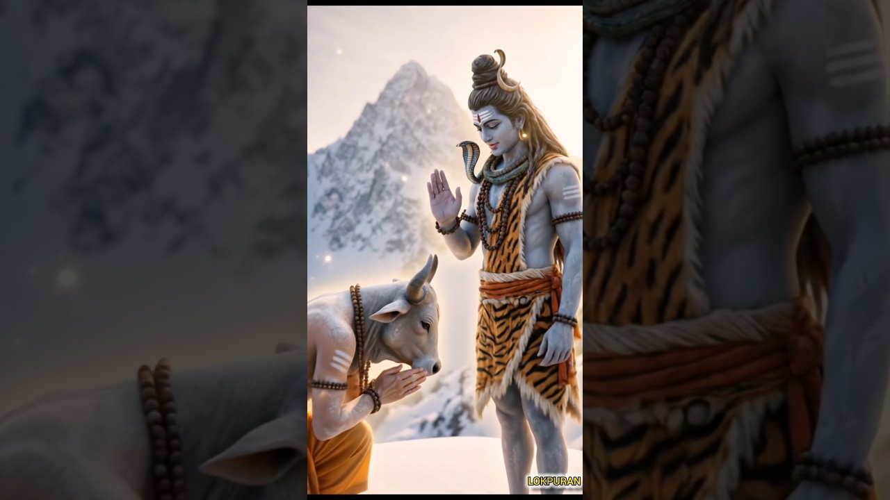 🔱নন্দী সবসময় শিবলিঙ্গের ঠিক সামনে কেন অবস্থান করেন? #shiv #shivparvati #nandi #shiva #mahadev