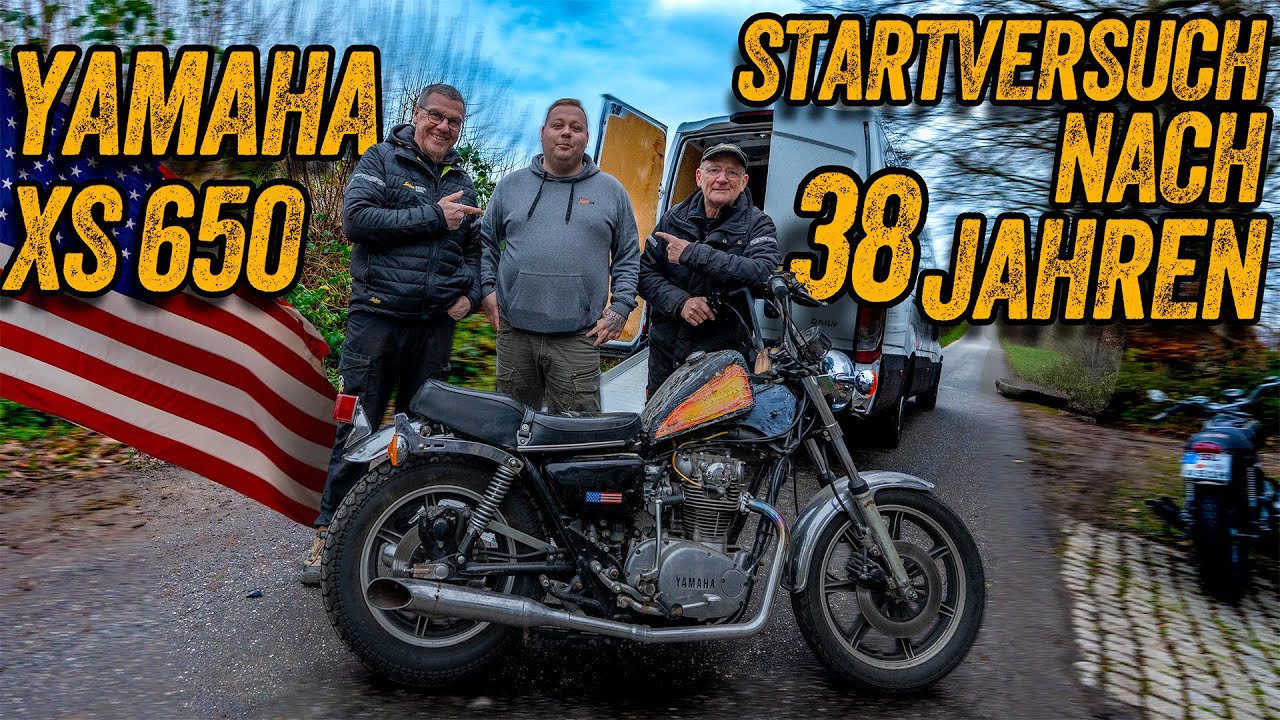 Startversuch nach 38 Jahren: Geht die Yamaha XS 650 wieder an? | Andis Funktionspunk