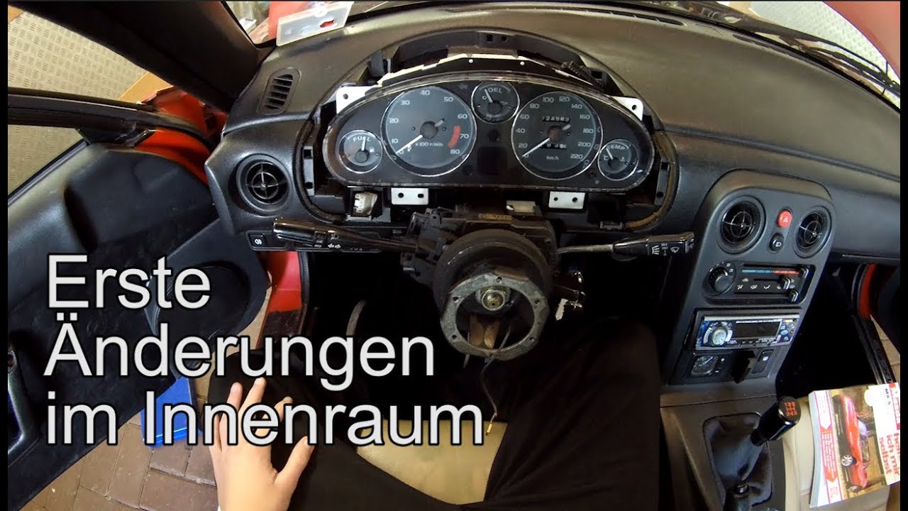 Erste Änderungen im Innenraum | Mazda MX-5 Tachoscheibe/Elektronik Innenraum | Mazda MX-5