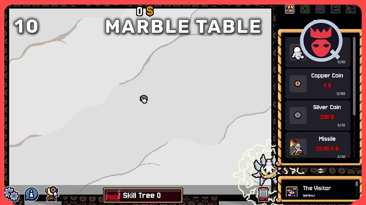10 Marble Table - Gambler's Table