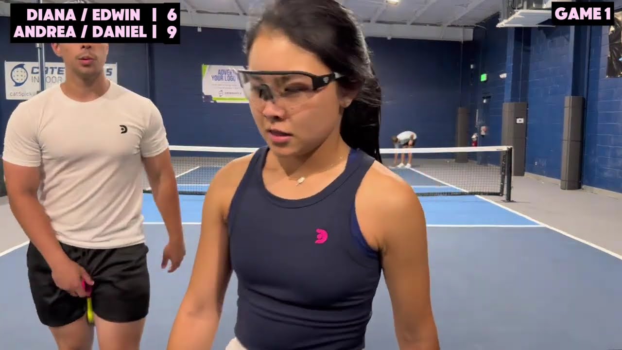 4.0+ | WE GOT OUTPLAYED | $$Ball Semifinals vs Andrea & Daniel | Cat 5 Pickleball