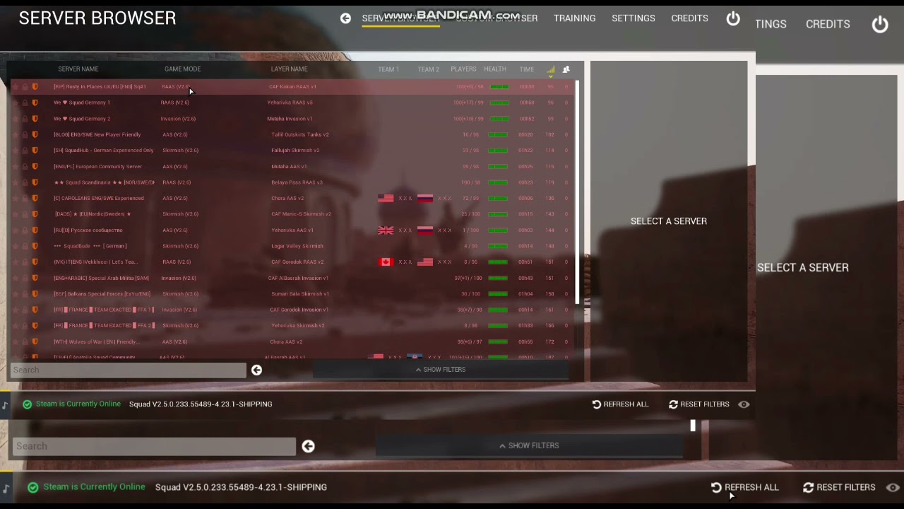 Hotfix v2.6 squad game i want fix the problem