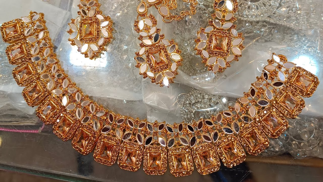 Artificial jewellery | #AD #Rajwari #kundan  Wholesale Market Pakistan