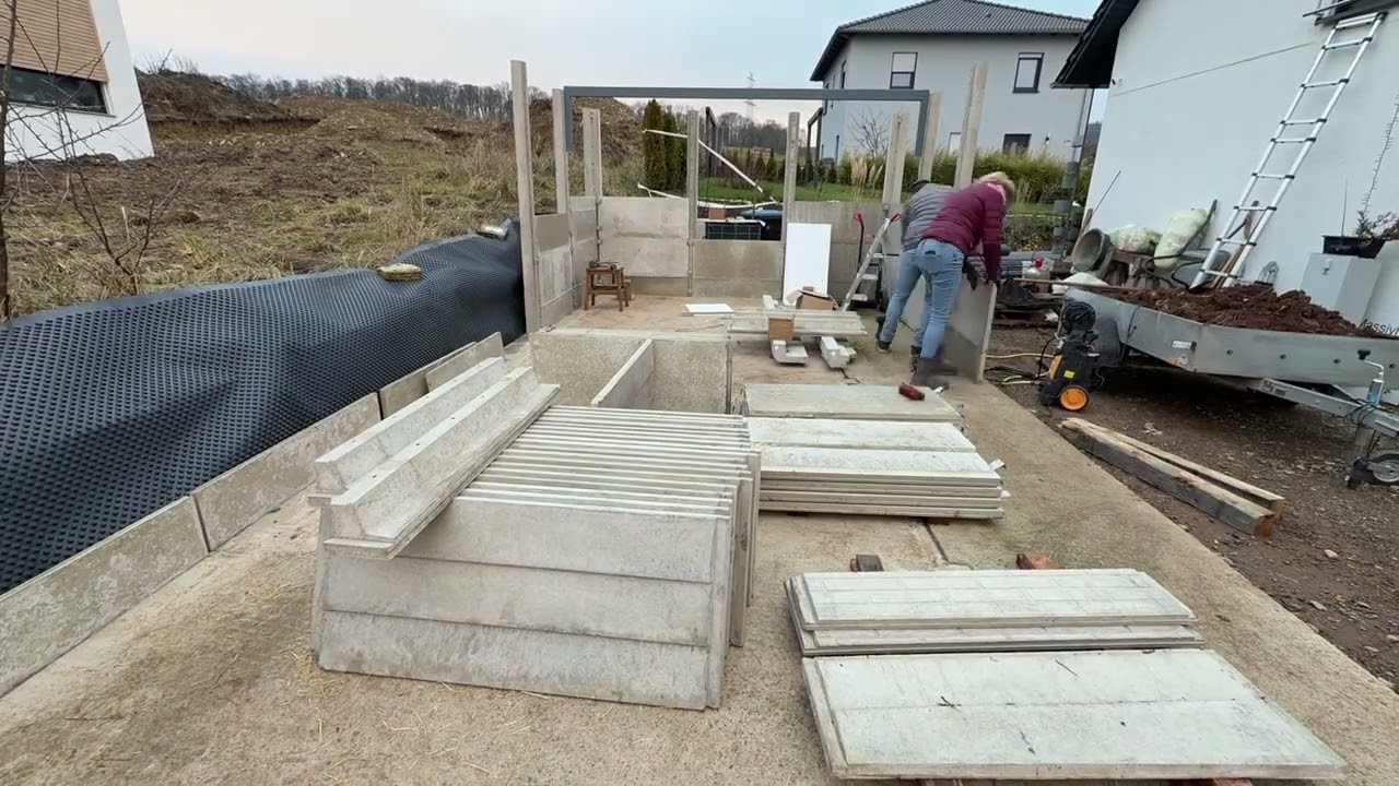Unser Garagenbau in Eigenleistung