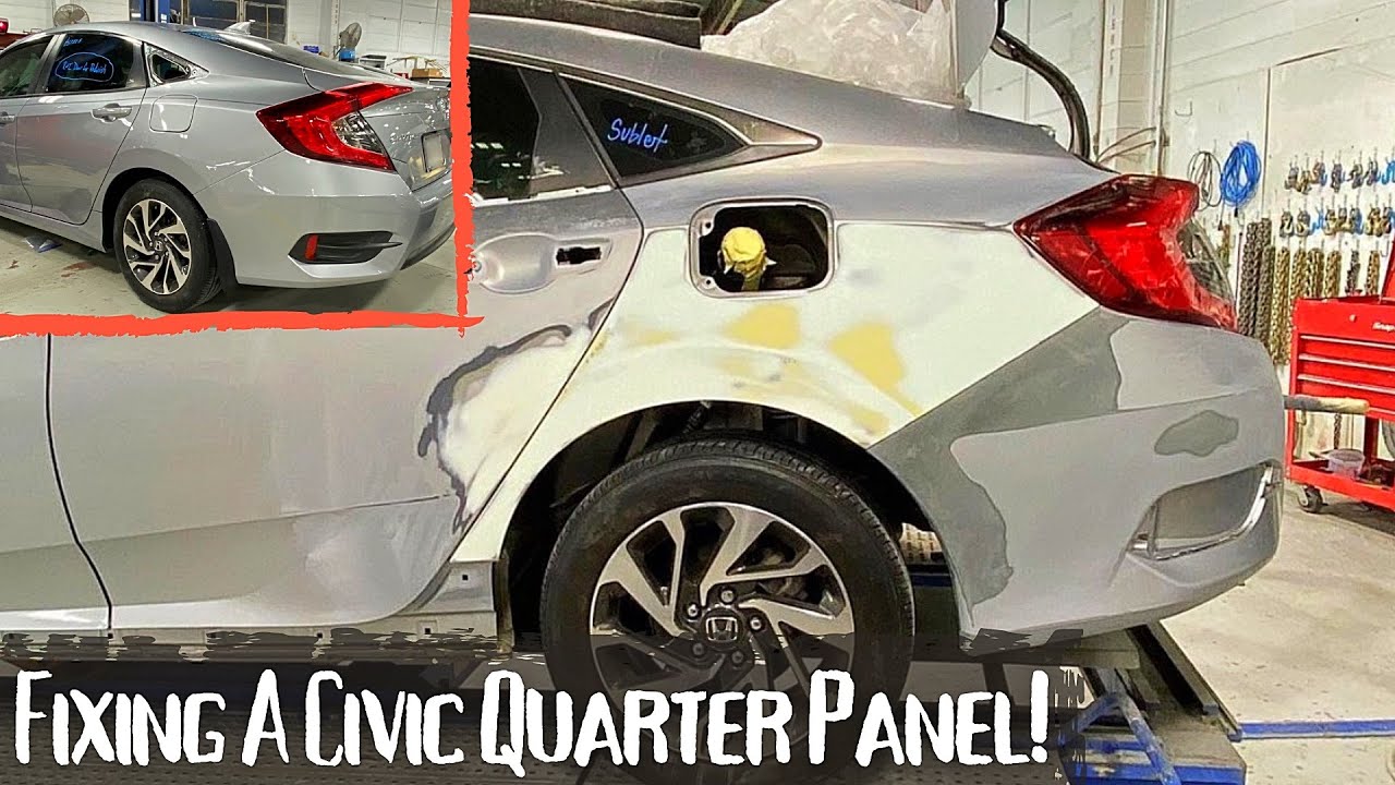 Fixing A Civic Quarter Panel