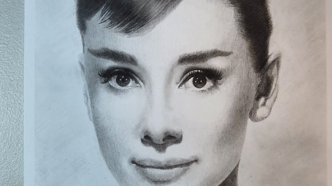 Audrey Hepburn dessin 오드리 햅번 데생
