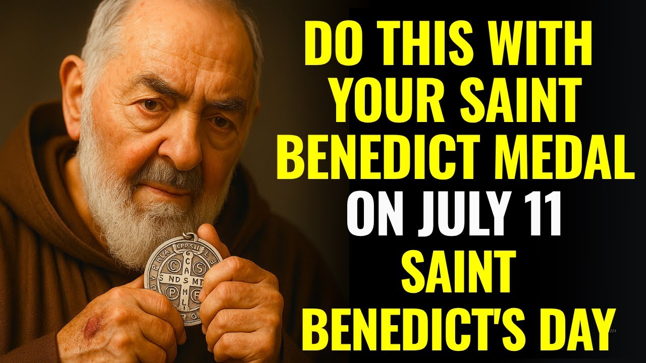 SPECIAL MONTH OF SAINT BENEDICT - PADRE PIO: USE THE SAINT BENEDICT MEDAL ON JULY 11