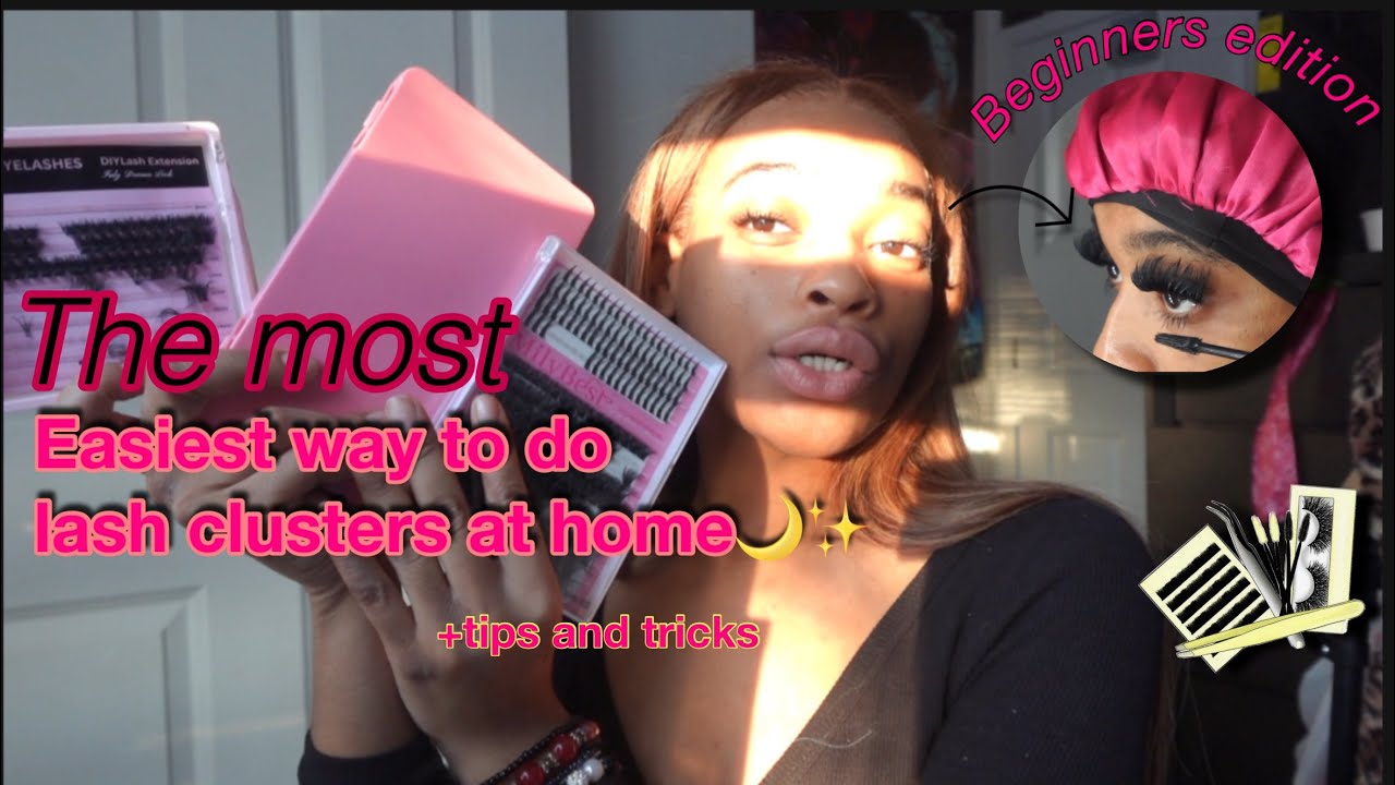 How to do cluster EYELASHES 