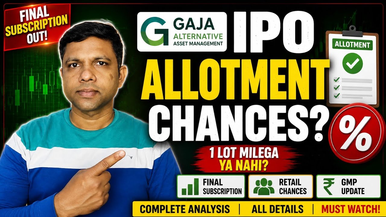 Gaja Alternative Asset Management IPO Allotment Chances | Will You Get 1 Lot?