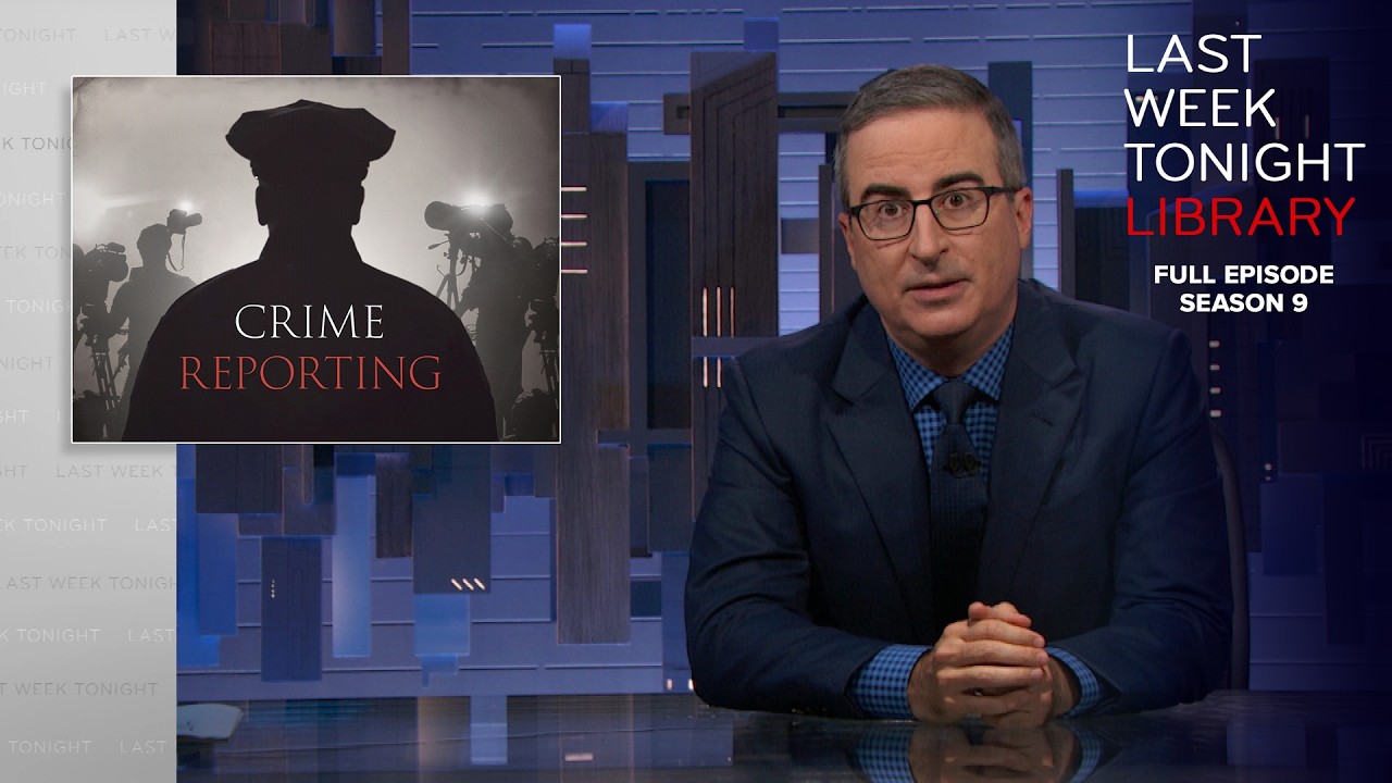John Oliver on Protests in Iran & Crime Reporting (Last Week Tonight S9 E25)