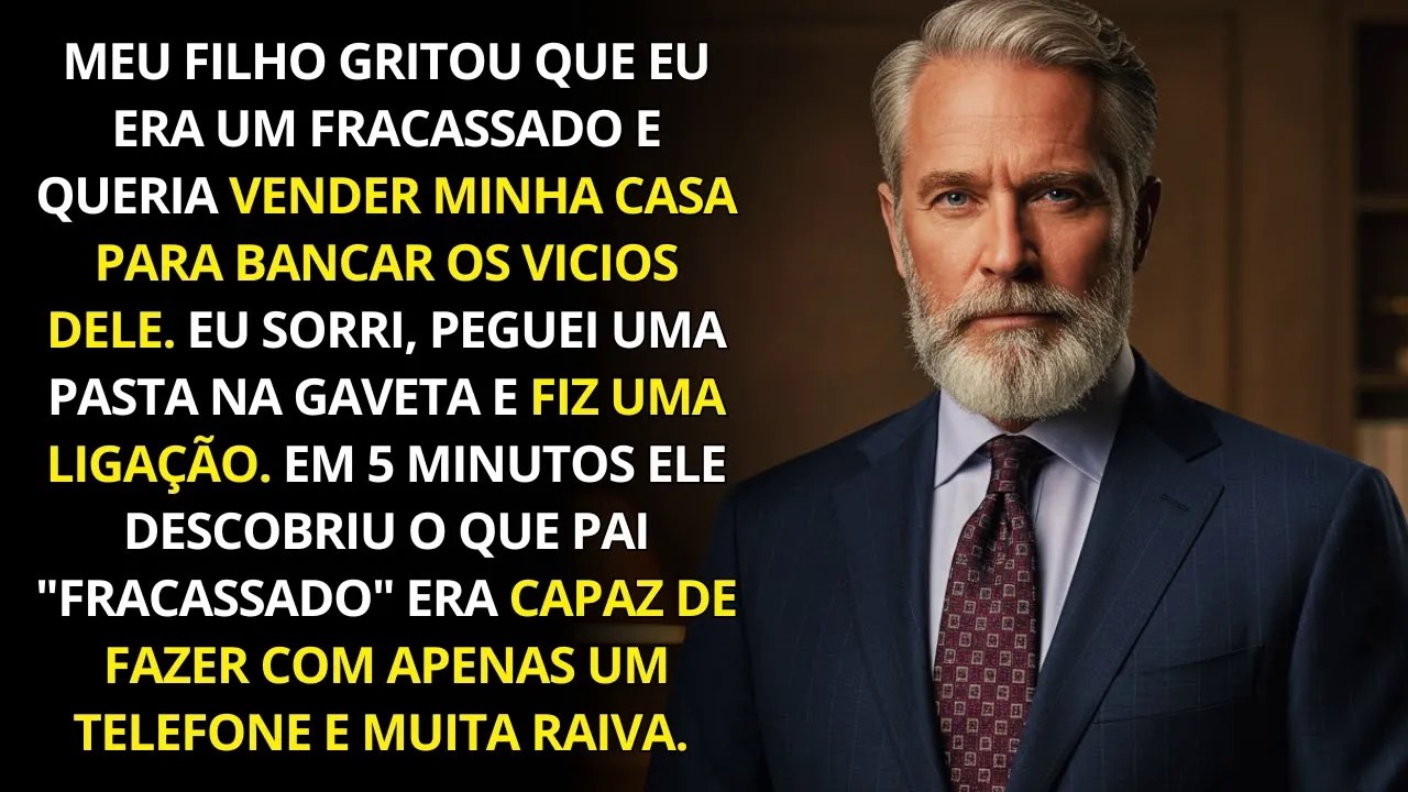 Meu filho pensou que podia mandar na minha casa, mas recebeu a resposta que ele não esperava...