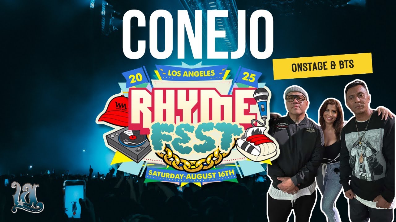 Conejo at Rhyme Fest with Angee Smallz and Friends | Vlog | BTS #conejo