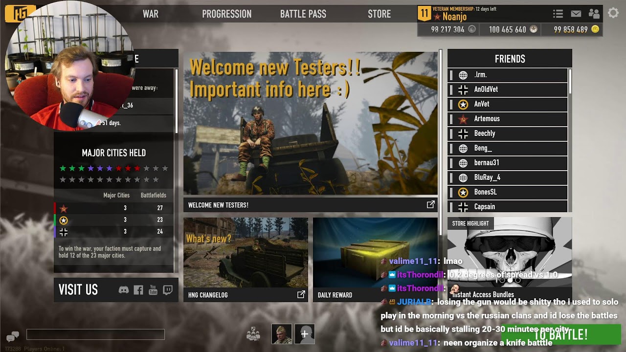 HNG GRIND! LETS GOOOOO! HnG with Neen and tester monkeys!