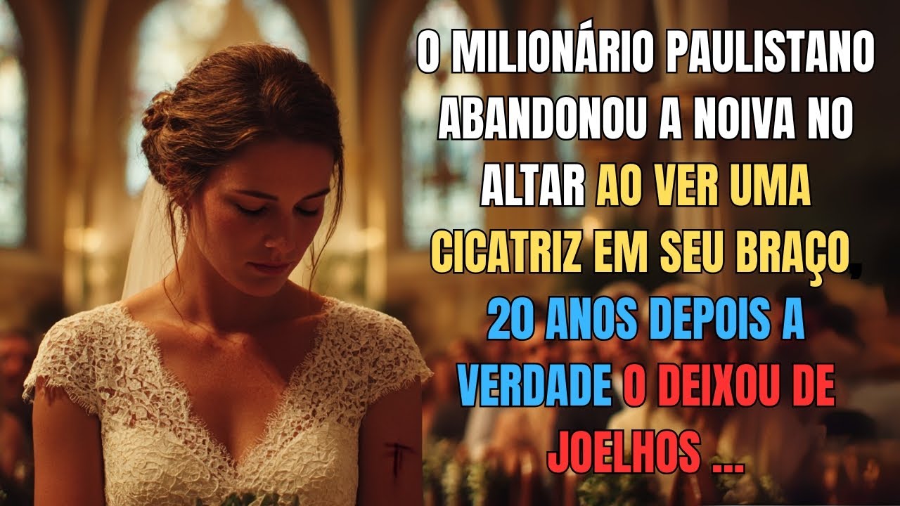 O MILIONÁRIO PAULISTANO ABANDONOU a Noiva no Altar ao Ver uma CICATRIZ em seu Braço, mas....