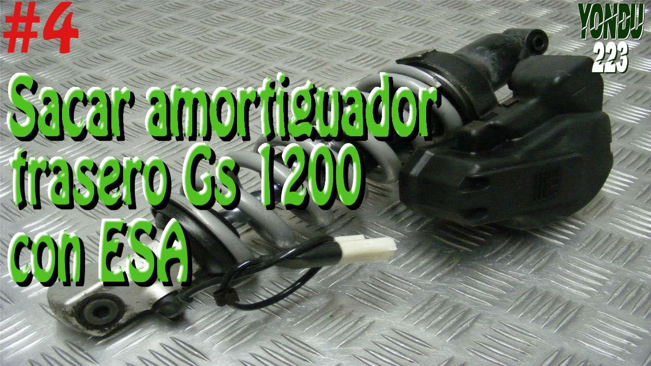 Desmontaje amortiguador trasero Gs1200 R con ESA