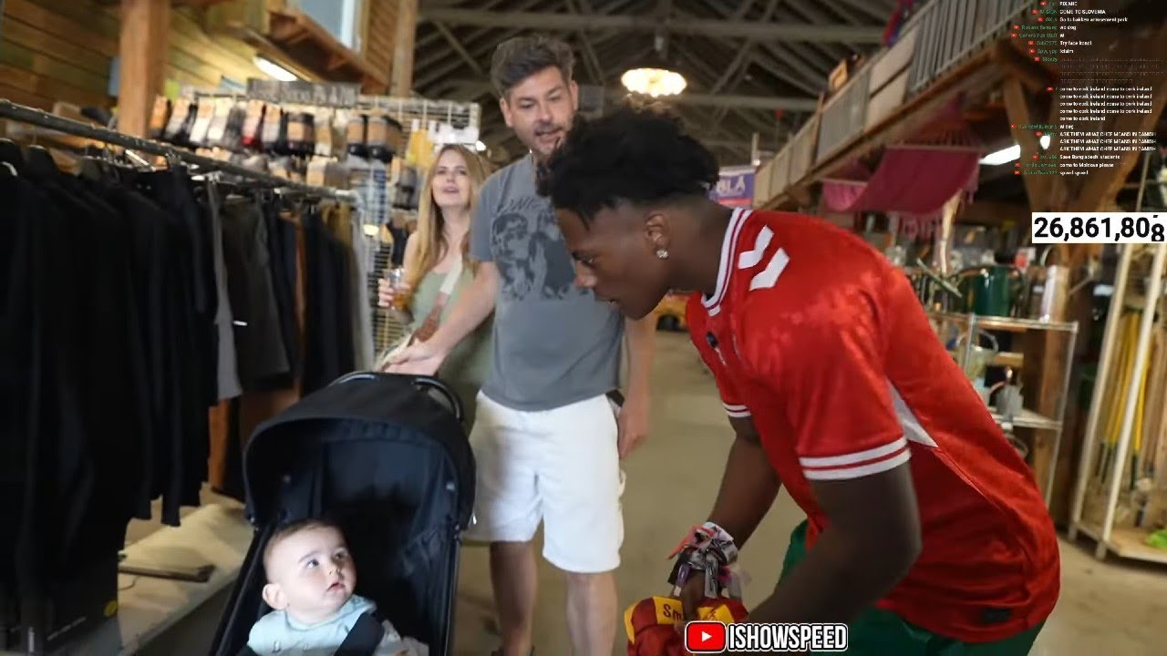 iShowSpeed Makes Baby Cry On Accident & Gets Into Altercation With Parent..