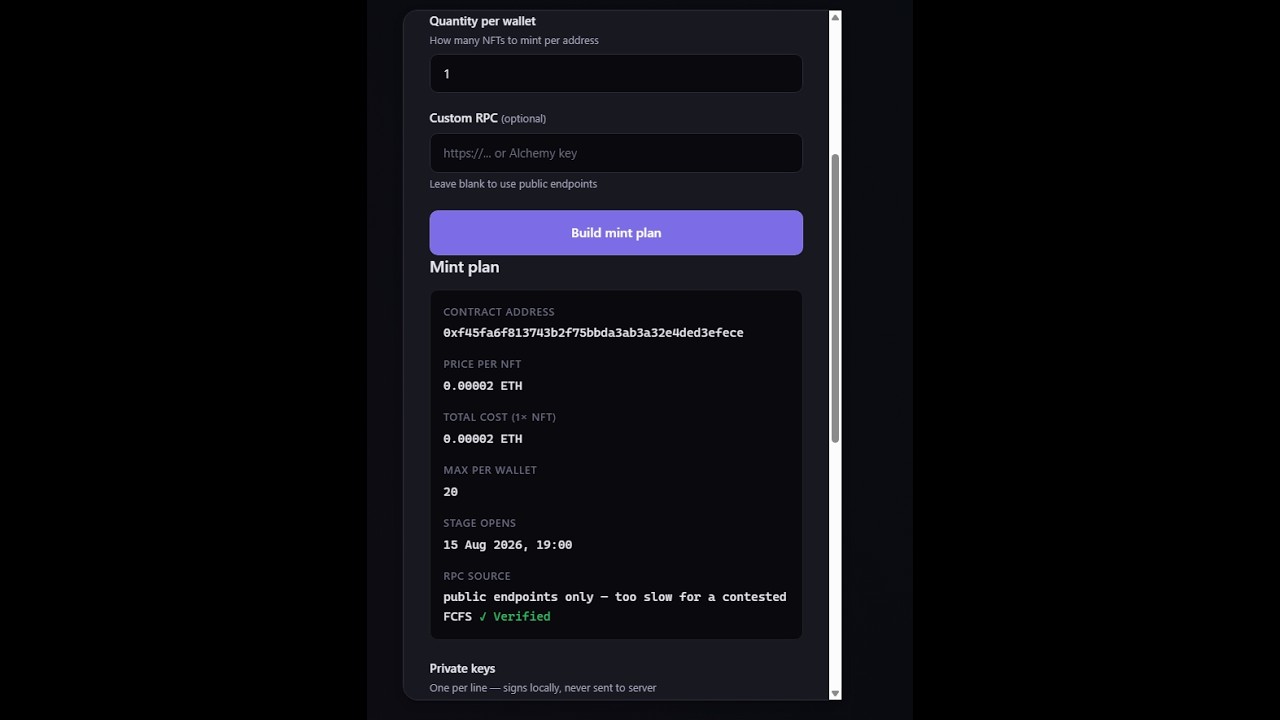 NFT Minting Bot