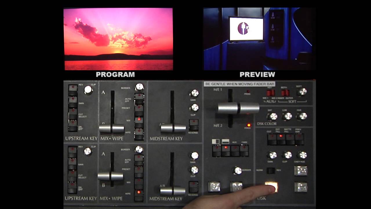 Demo Control Room 2 Video Switcher