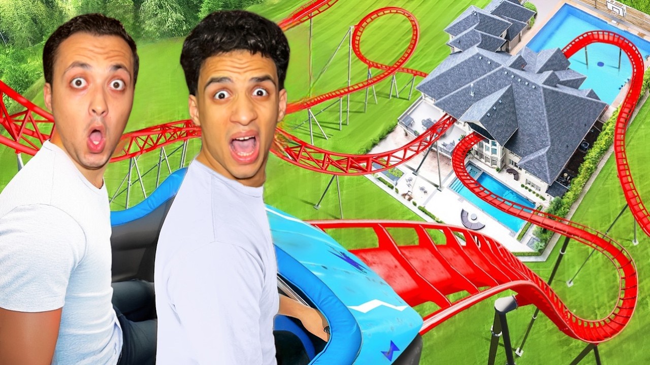 صنعت اكبر مدينة ملاهى فى بيتى !! 😱
