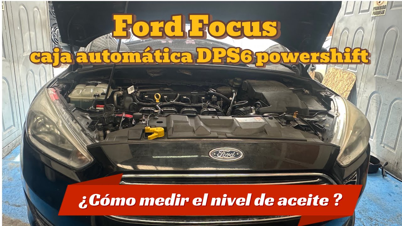 FORD FOCUS &iquest;COMO Revisar el nivel de aceite caja AUTOM&Aacute;TICA DPS6? Powershift