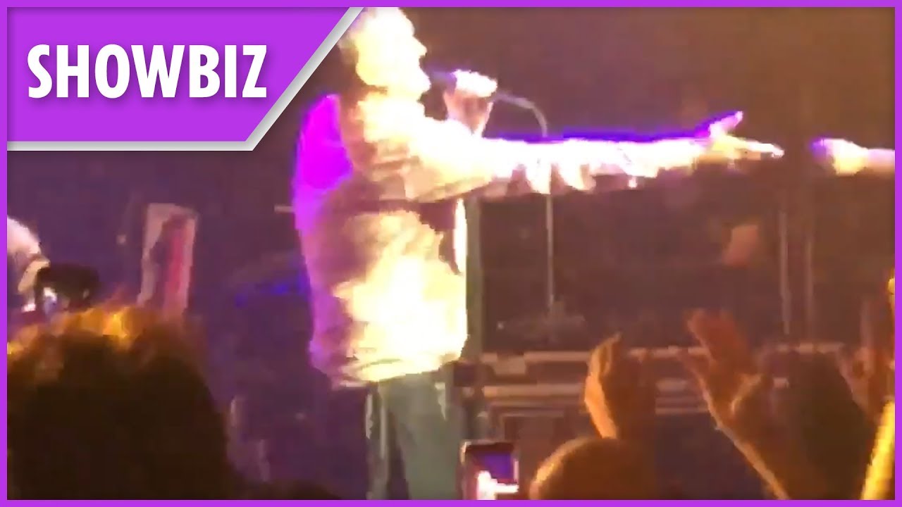 Morrissey gets attacked during stage invasion