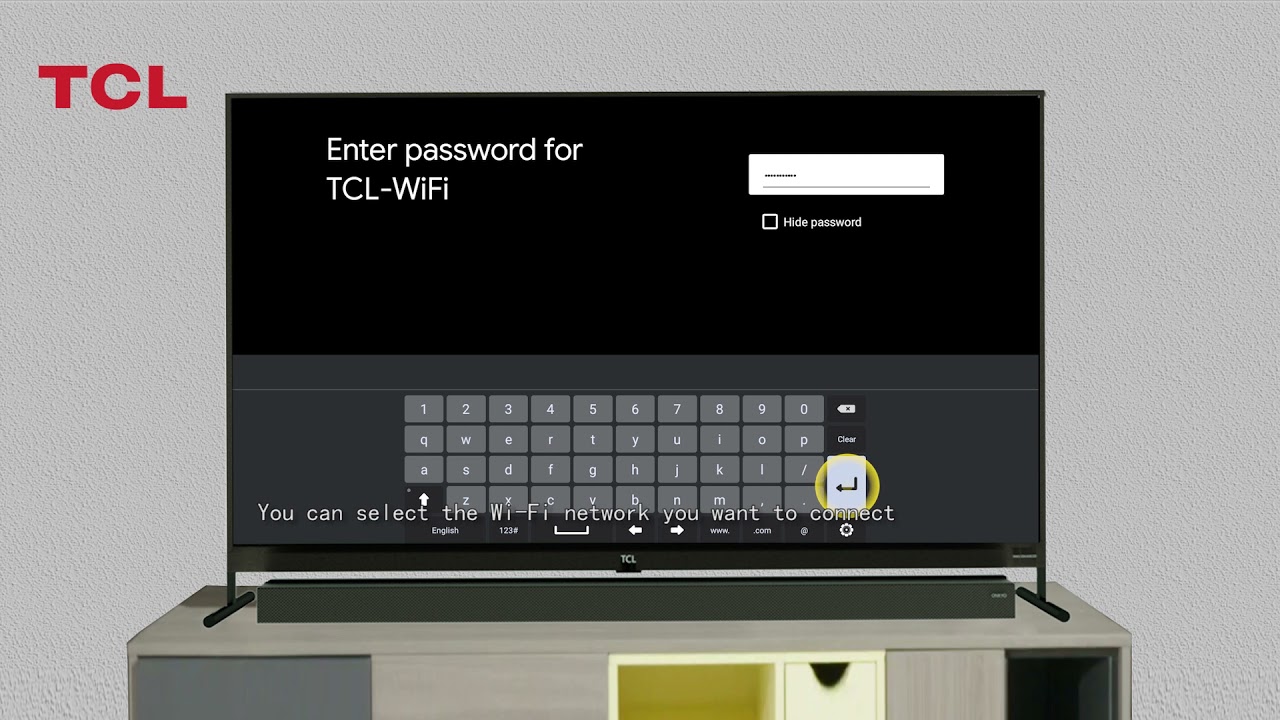 Первоначальная настройка TCL Android TV