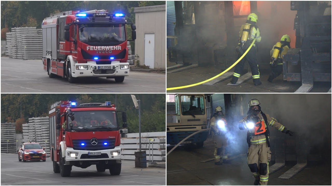 Meerdere Duitse brandweer ploegen in actie bij de internationale brandweer wedstrijd in Rheden!