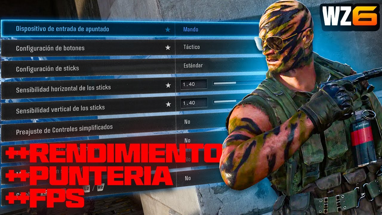 La MEJOR CONFIGURACION para COD WARZONE VERDASNK 2025